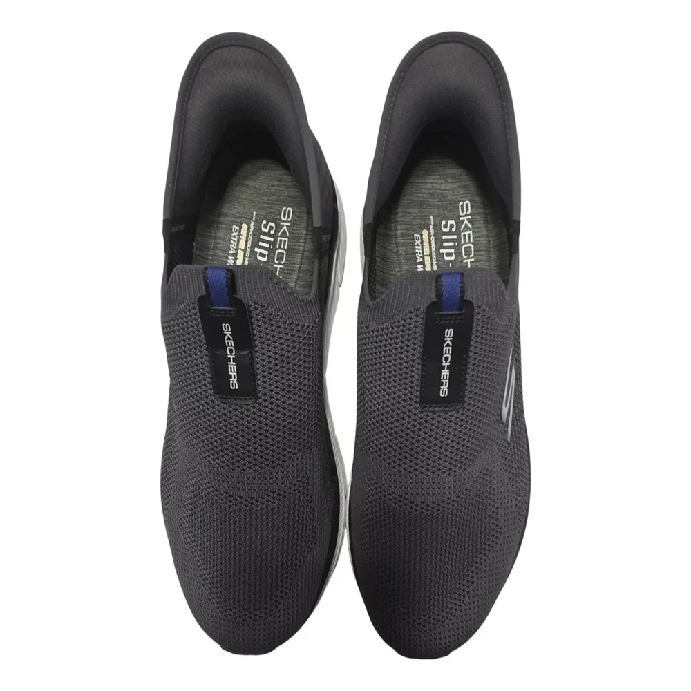 Skechers Slip-ins Max Cushioning Advantageous Mens 13 Charcoal Black 220839WW